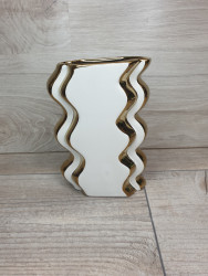 Декоративная ваза из полистоуна арт. HM-4261A - фото
