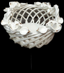 Декор. ваза-конфетница из керамики Малешка арт. ПФ-6271 - фото